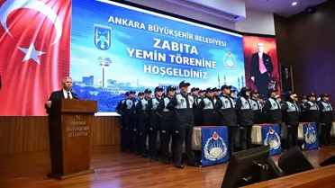 ABB'de 110 Zabıta Memuru Yemin Etti