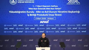 AFAD ve YÖK arasında işbirliği protokolü imzalandı