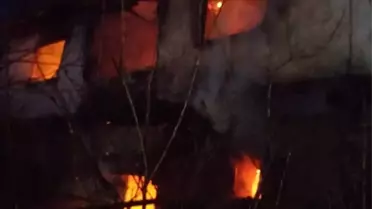 Sandıklı'da Ev Yangını