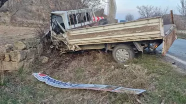 Şuhut'ta Trafik Kazası: Bir Ölü, Bir Yaralı