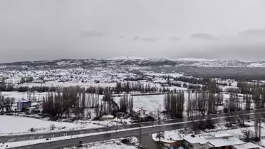 Afyonkarahisar'da Kar Yağışı Etkili