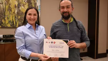 Gazetecilere İngilizce Sertifika Töreni