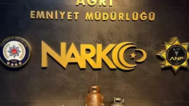 Ağrı'da 8 Kilogram Uyuşturucu Ele Geçirildi