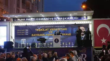 AK Parti Genel Başkan Yardımcısı Yayman, Osmaniye'de iftar programında konuştu Açıklaması