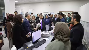 AK Parti Kadın Kolları Başkanı Ercan, Şanlıurfa'da sağlık çalışanlarını ziyaret etti