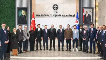 Mahir Ünal, Trabzon'da Ziyaretlerde Bulundu