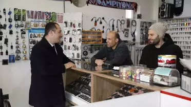 Başkan Ekim, Esnafa Ramazan Ziyareti