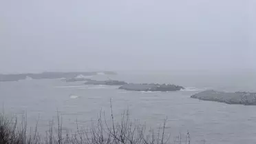 Akçakoca'da Kuvvetli Rüzgar ve Yükselen Dalgalar