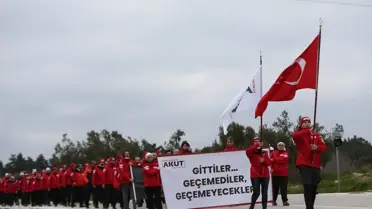 AKUT'tan Çanakkale Zaferi Yürüyüşü