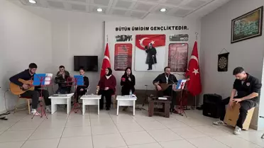 Alaçam Gençlik Merkezi'nde Huzurevi Ziyareti
