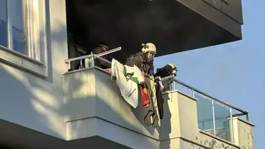 Alanya'da Apartman Yangını