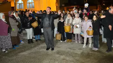 Amasya'da Geleneksel Sepet Sallama Kutlandı