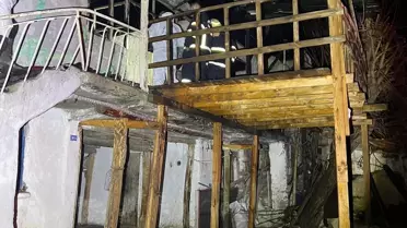 Merzifon'da Yangın: 1 Ölü, 1 Yaralı