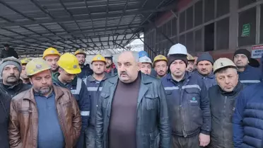 Merzifon Maden İşçileri İş Bıraktı, Maaşlar Yatınca Eylem Sona Erdi