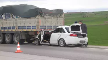 Amasya'da Trafik Kazası: 2 Ölü