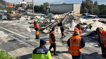 Anadolu Otoyolu'nda Tır Kazası