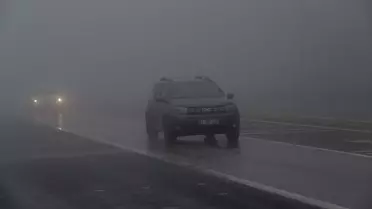 Bolu Dağı'nda Sis Nedeniyle Görüş Mesafesi Düştü