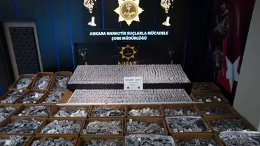 Ankara'da 810 Bin Uyuşturucu Hap Ele Geçirildi