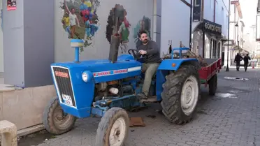 Hayırsever Traktörünü Filistin için Bağışladı