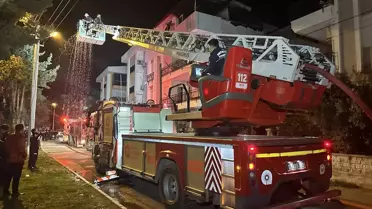 Antalya'da Apartman Yangını