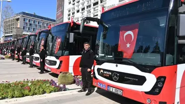 Antalya'da Yeni Otobüsler Tanıtıldı