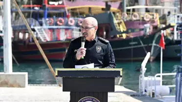 Antalya'da Şehit Polis Memuru Veysel Özkayacan Karakol Botu göreve başladı