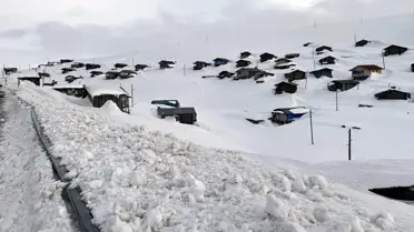 Yaylalar Karla Kaplandı