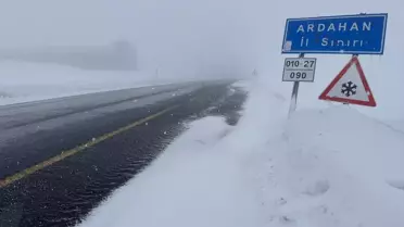Ardahan'da Tır Geçişleri Yasaklandı