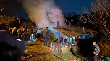 Ardanuç'ta Ev Yangını