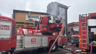 Ataşehir'de İş Yerinde Yangın