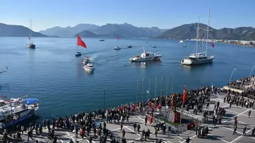 Atatürk'ün Marmaris'e Gelişi Anıldı