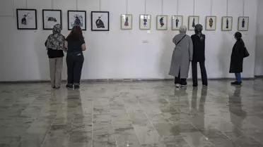 Erzurum'da Özlem Yılmaz'ın İllüstrasyon Sergisi