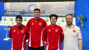 Havalı Tabanca Genç Erkekler Gümüş Madalya Kazandı