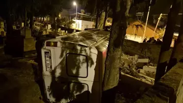 Köşk'te Panelvan Kaza Yaptı