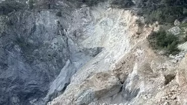 Söke'de Toprak Kayması Anbean Kaydedildi