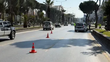 Dronla Trafik Denetimi Yapıldı