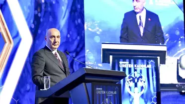 Bakan Göktaş, 'Halkbank Üreten Kadınlar Yarışması Ödül Töreni'nde konuştu Açıklaması