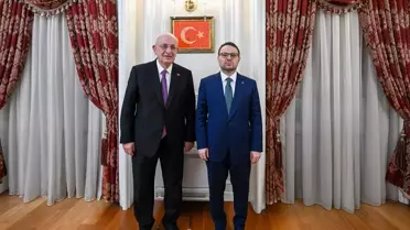 Bakan Gürlek, İsmail Kahraman ile Görüştü