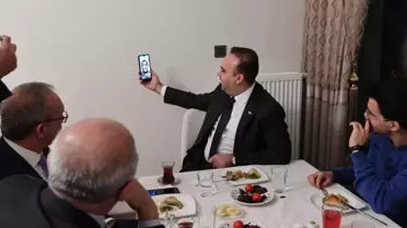 Bakan Kacır, Depremzedeye İftar Ziyareti