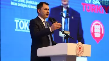 Bakan Kurum, Hatay'da 'Yüzyılın Konut Projesi' kura çekiminde konuştu Açıklaması