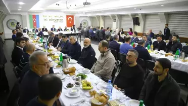 Bakü'deki Türk kurum ve kuruluşların temsilcileri iftarda bir araya geldi