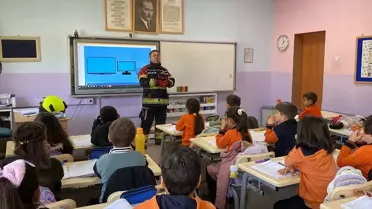 Sındırgı'da Deprem Tatbikatı