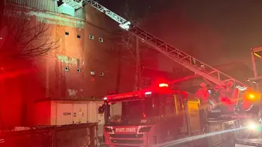 Başakşehir'de Altın Atölyesinde Yangın