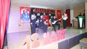 Başkale'de 18 Mart Şehitleri Anma Günü ve Çanakkale Deniz Zaferi dolayısıyla tören yapıldı