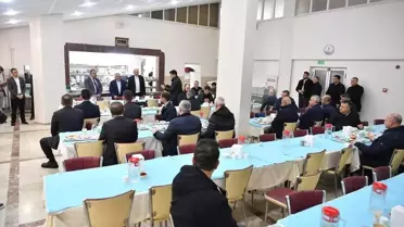 Büyükkılıç'tan KASKİ Personeline Ziyaret