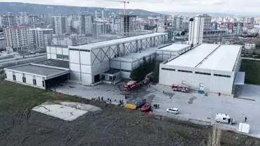 Başkentte Basım Merkezinde Yangın