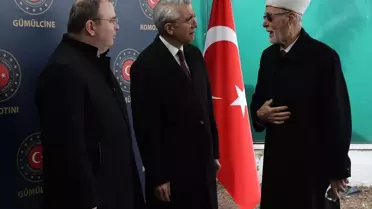 Batı Trakya'da Bayramlaşma Töreni