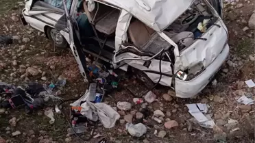 Batman'da Minibüs Kazası: 1 Ölü, 2 Yaralı