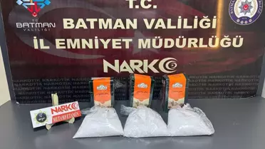 Batman'da Uyuşturucu Operasyonu: 3 Kilo Ele Geçirildi