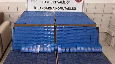 Bayburt'ta 2 Bin Paket Makaron Ele Geçirildi